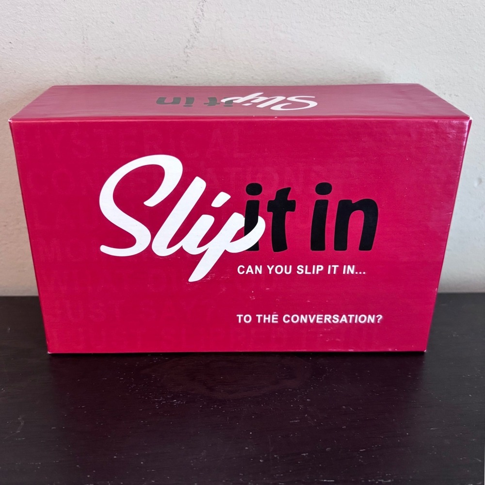 Slip It In | Adult Party Game | SIO Games 2021 | Conversation Card Game